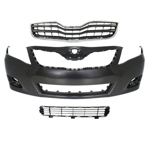 Front Bumper and Grille Kit For 2010-11 Toyota Camry LE