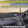 Lexus RX350 450H RHD / Leather Dashboard Dash Cover Dashmat (2009–2015)