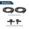 Ford F250 F350 F450 Windshield Washer Nozzle & Gasket, Fluid Hose (2000-2023)