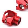 25mm Universal Motorcycle Steering Damper Fork Frame Mounting Clamp Bracket Red