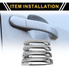 Dodge Ram 1500 (2009 - 2018) Silver Tone Door Handle Protector