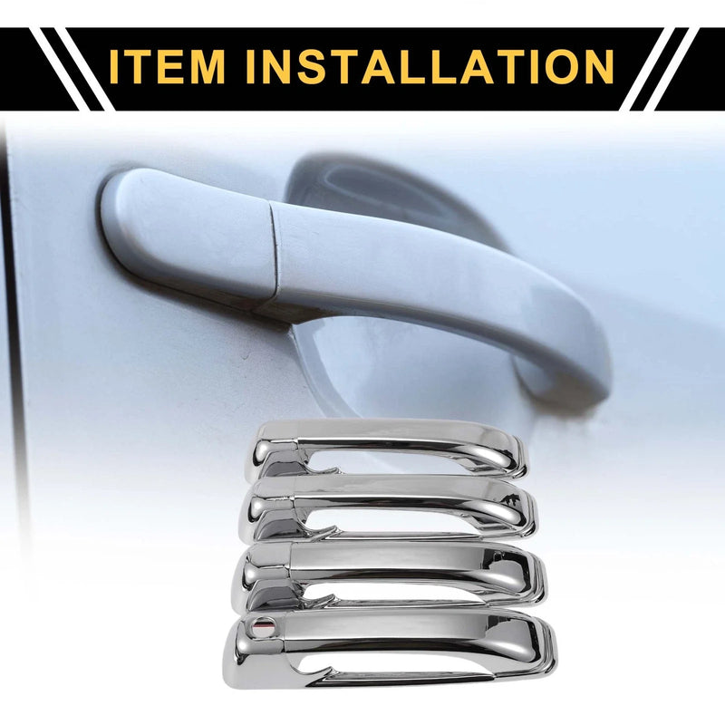 Dodge Ram 1500 (2009 - 2018) Silver Tone Door Handle Protector