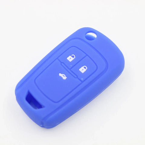 Chevrolet Cruze 2013-2014 Spark Onix Volt Blue Silicone FOB Key Cover Fit