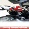 Scooter Steering Damper / Universal / Red Adjustable Linear Stabilizer
