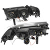 Landcruiser FJ80R FZJ80 Black Halo Headlights with LED (1990–1992)