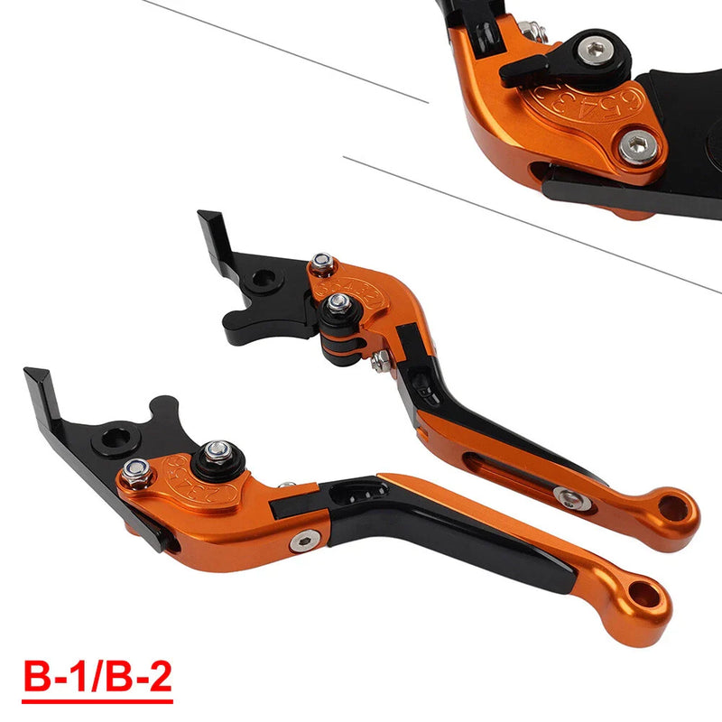 BMW R1200GS R1200GS ADV Orange Extendable Brake Clutch Levers (2004-2013)