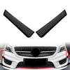 Benz CLA Class C117 Glossy Black Front Bumper Side Spoiler (2013-2016)