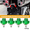 Universal Motorcycle M6 License Plate Screws Cover / 38mm 4Pcs / License Plate Screws Cover