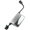 Mitsubishi Pajero Front Left Chrome Manual Door Mirror (1982-1991)