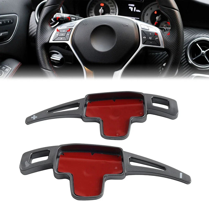 Benz A B C E M R S CLS CLA GLA Steering Wheel Shifter Paddle Extensions