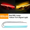 2 x 60cm Flexible LED Switchback Car DRL Tube Light Strip