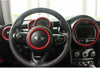 BMW MINI Cooper F55 F56 11pcs Red Dashboard Ring Covers (2014-2023)