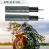 Make Model 10.5mm Aluminum Alloy Motorcycle Slider Frame Bolt 2 x Titanium Tone