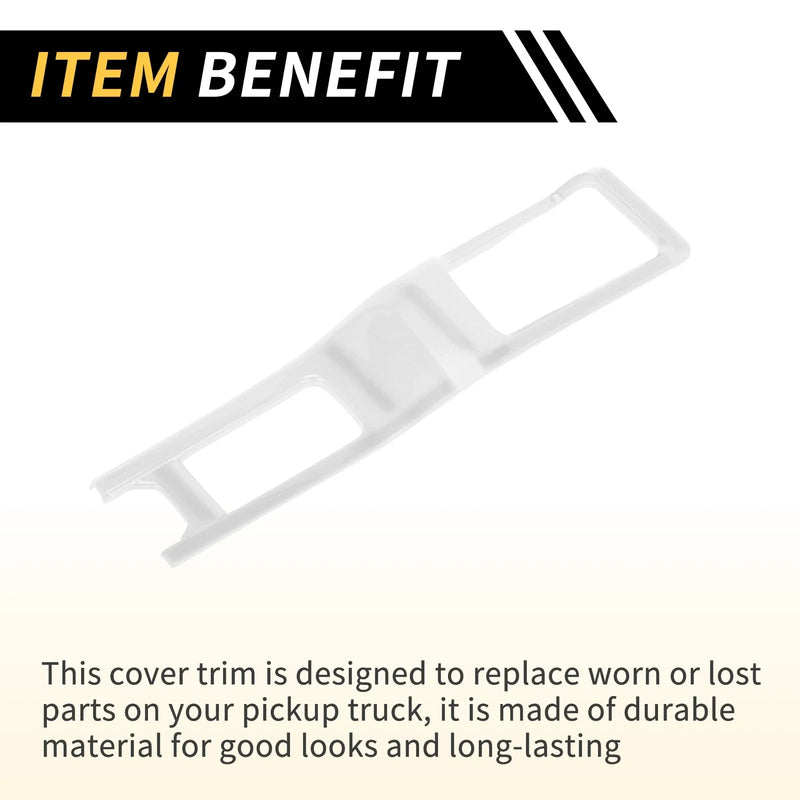 Jeep Wrangler JL JLU (2018-2024) White 4WD Gear Shift Panel Cover Trim