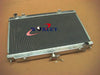 Nissan Silvia S14 S15 200SX Aluminum Radiator + Red Silicone Hose (1995-2002)