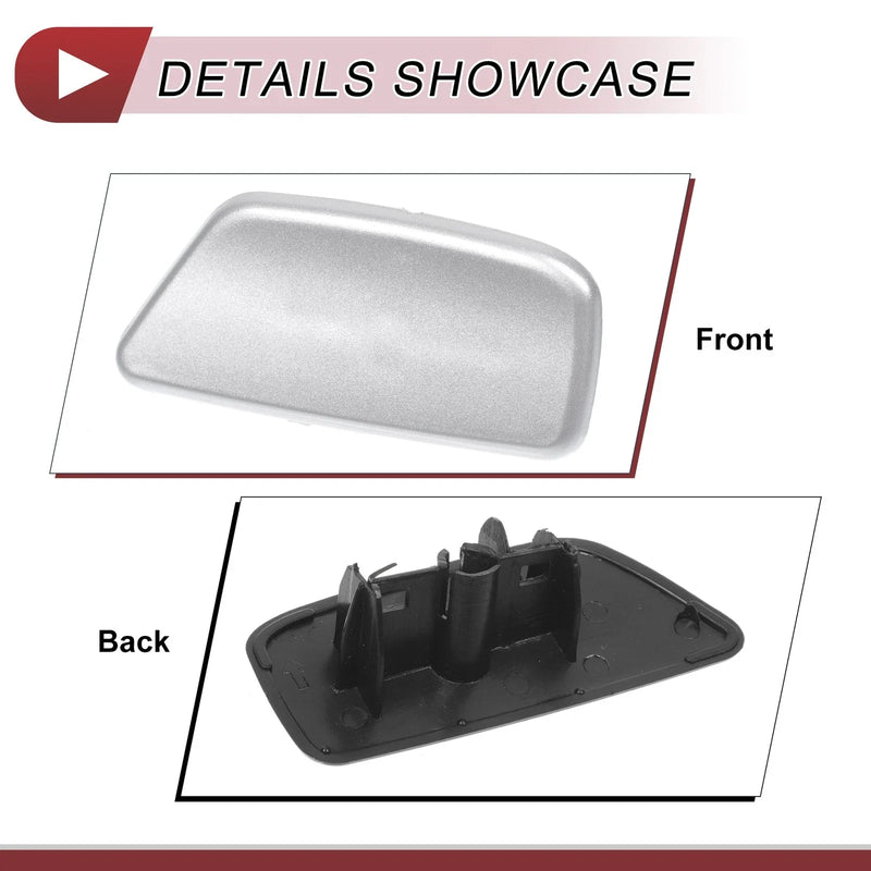 Subaru Forester (2009-2012) Silver Tone Front Left Washer Nozzle Cover