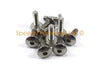 10x Fairing Bolts Speedy Fasteners M6 x 20mm Stainless Steel 14mm Pan Head Bolt