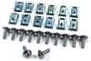 12 x Tête de fourche Boulons M5 Inox Clips Pour Honda