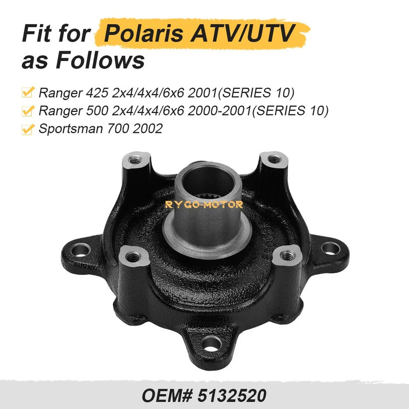 Polaris Sportsman 700 Ranger 425 500 Rear Wheel Hub (2000–2002)