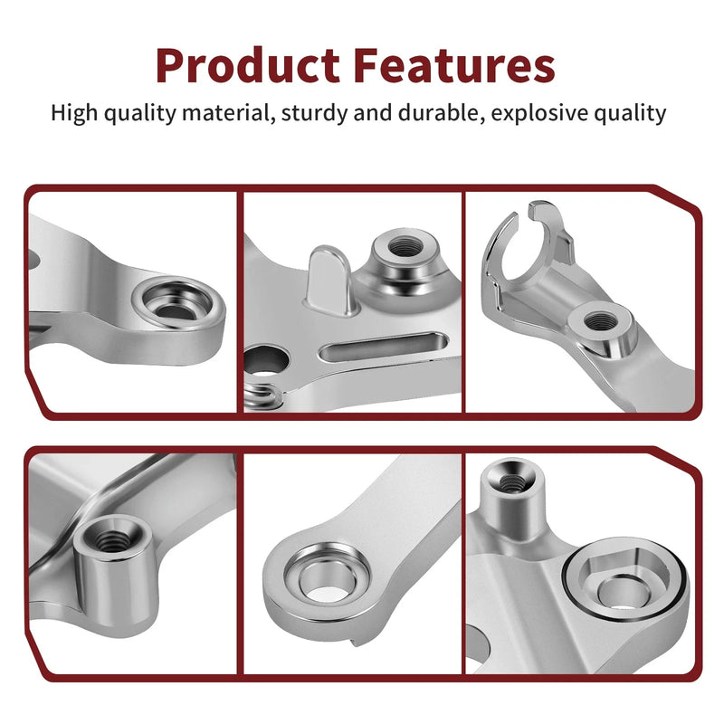 Kawasaki Ninja ZX-6R ZX600 ZX-9R ZX900 ZZR600 2x Footpeg Bracket