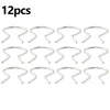 Vehicle Crank Retainer / 12-Pcs / Door Handle Horseshoe Clip Left Plastic