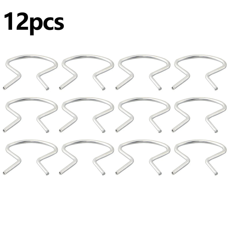 Vehicle Crank Retainer / 12-Pcs / Door Handle Horseshoe Clip Left Plastic