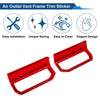 Toyota Tacoma (2024-2025)  Red Air Condition Outlet Vent Trim Cover Frame