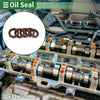Make Model Oil Seal / 22x32x7mm 5 Pcs / FKM Rubber High Pressure Brown