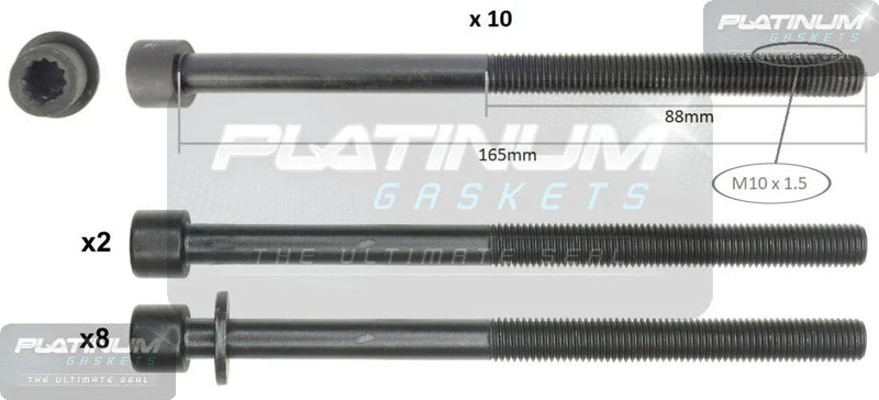Hyundai H1 2.4L G4KG Cylinder Head Bolt Set