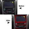 Ford Fusion Mondeo Carbon Fiber GPS Navigation Panel Cover Trim (13-19)
