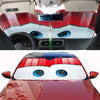 Car - Red Cartoon Eye Windshield Sunshade Cover (No Year Specified)