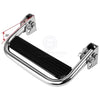 Folding Footrest 316G Stainless Steel Frame w/ Black Poly Step 326x165mm