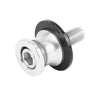 Motorcycle 10mm CNC Swingarm Spool Bobbin Frame Screw Silver Tone