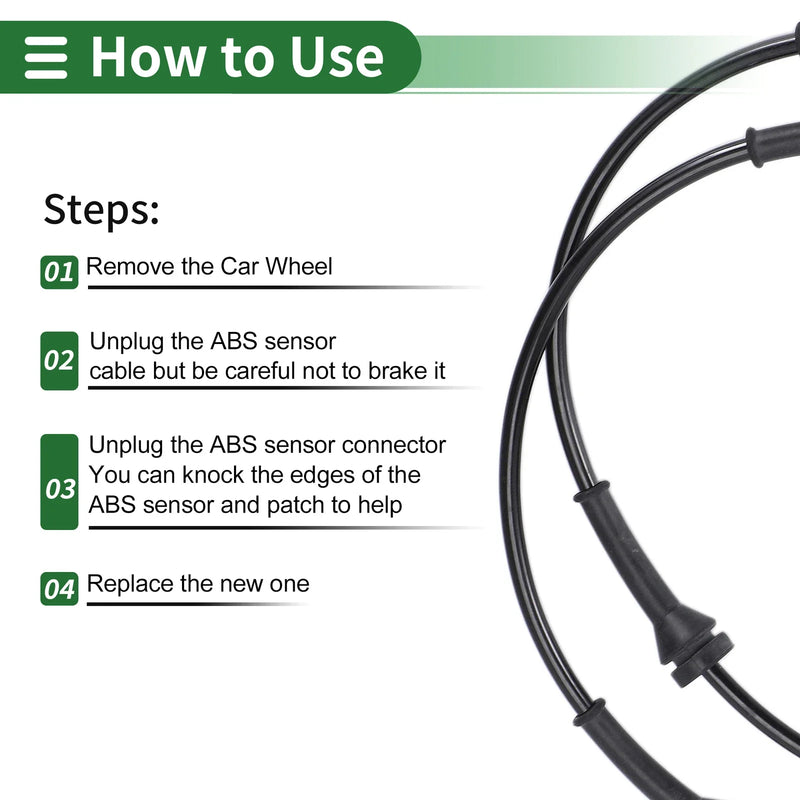 Nissan Armada Rear ABS Wheel Speed Sensor (2005-2012)
