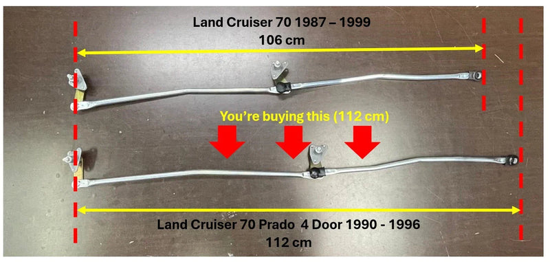 Toyota Land Cruiser Prado 70 Wiper Link (1990-1996)