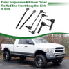 Dodge Journey 6 x Front Suspension Kit Tie Rod End Sway Bar Link