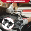 Toyota Tacoma (2005-2015) Black Front Bumper Brackets