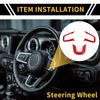 Jeep Wrangler JL JLU Steering Wheel Cover Trims (2018-2023)