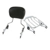 Harley Touring Road Glide Sissy Bar Backrest Pad & Luggage Rack (2009-2025)