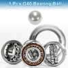 38.1mm Bearing Ball Steel G40 Precision Ball Silver Tone