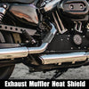 Motorcycle 4.69'' Exhaust Muffler Pipe Heat Insulation Cover Black