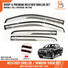 Isuzu D-Max Silver Visor Rain Shield Wind Deflector (2012-2019)