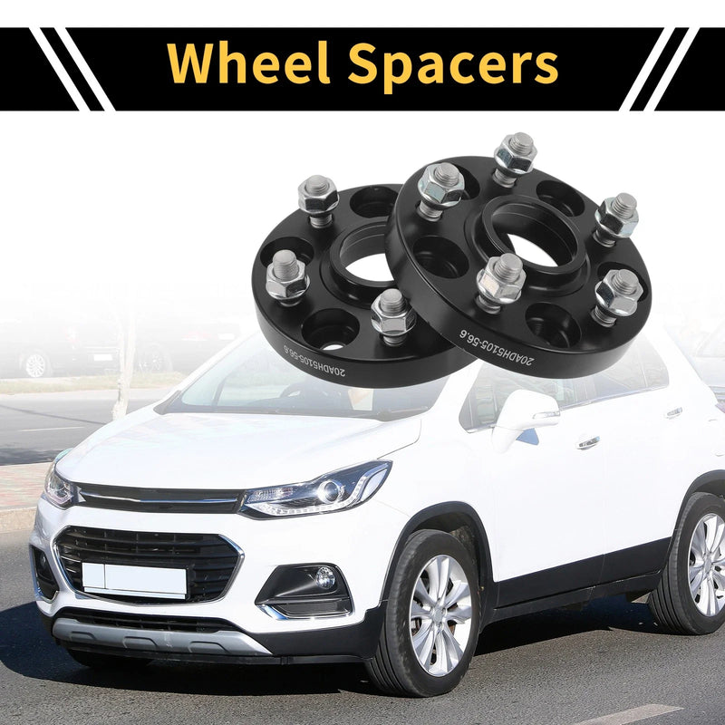 Chevrolet Trax 5x105mm Wheel Spacers 56.6mm M12x1.5 (2013-2020)