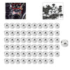 Harley Evolution Engines 60 x Chrome Engine Bolt Caps Covers (1984-1999)