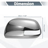 Toyota Hilux Vigo Pair Rearview Mirror Cover Cap Chrome Plated (2012–2014)