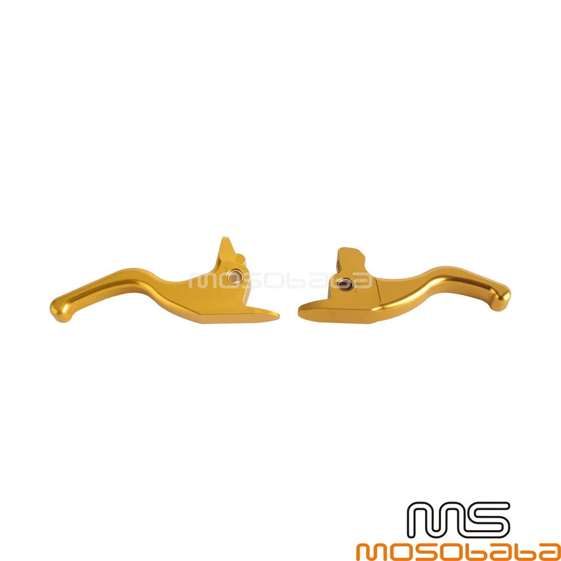 Harley Softail Fat Boy Gold Brake & Clutch Hand Lever Set (2017)