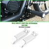 Harley Davidson 2 x Chrome Male Mount Foot Peg Extensions