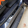 Mazda BT-50 Ute Black Chrome Door Sill Scuff Plates (2012-2019)