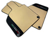 Lamborghini Huracan with Alcantara Leather Beige Floor Mats (2014-2023)