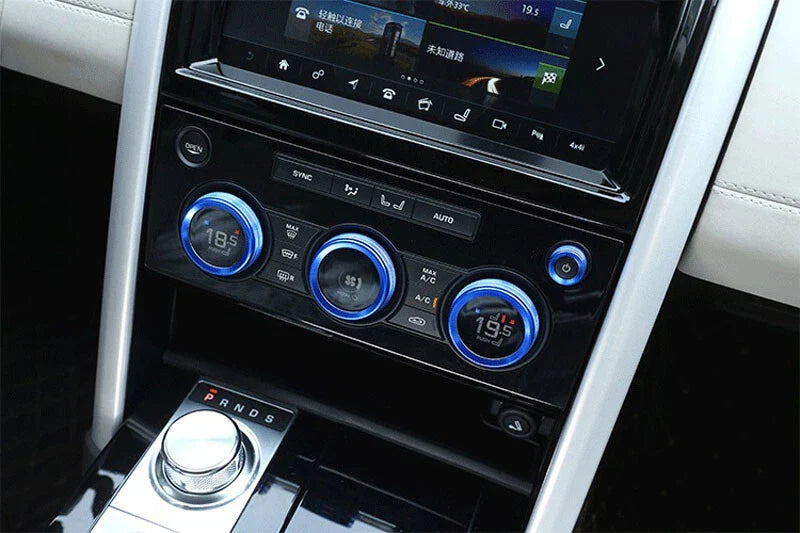 Land Rover Discovery 2017-2020 4pcs Volume Buttons AC Knobs Trim Cover Trim